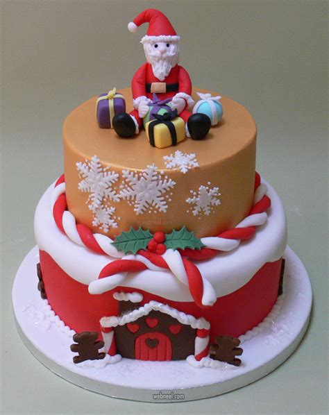 40 Beautiful Christmas Cake Decoration Ideas from top designers