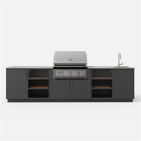 Grill, Sink & Functional Storage Outdoor Kitchen Series — BBQing.com