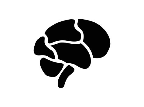 Simple flat brain icon vector illustration. 12773671 Vector Art at Vecteezy