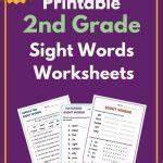 Second Grade Sight Words Worksheets