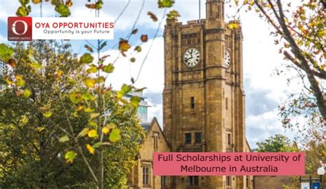 Full Scholarships in Australia 2021 - OYA Opportunities | OYA Opportunities