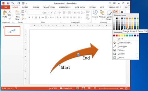 How To Make Curved Arrows in PowerPoint