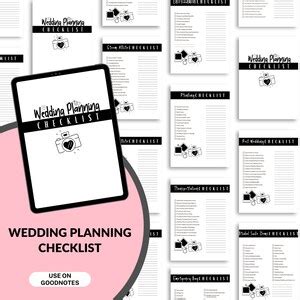 Printable Wedding Attire Checklist, Printable Wedding Planning ...