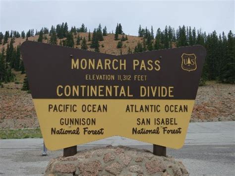 Continental Divide Sign