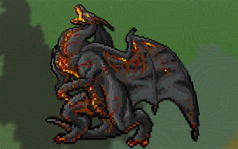 Pixel Art: Ember Dragon by Skardan on DeviantArt