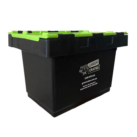 Half Size Moving Crate - Green Crates