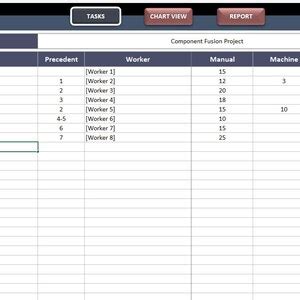 Standard Work Template Excel Template Scope of Work Standard Operating ...