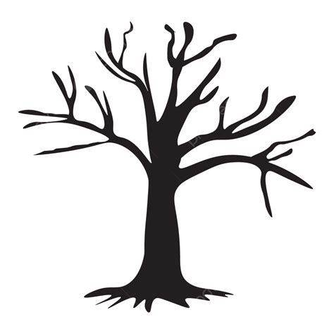 Trees Silhouette PNG Free, Tree Silhouette Vector, Tree, Tree ...