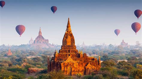 Buddhist Temples Bagan Myanmar UHD 4K Wallpaper - Pixelz.cc