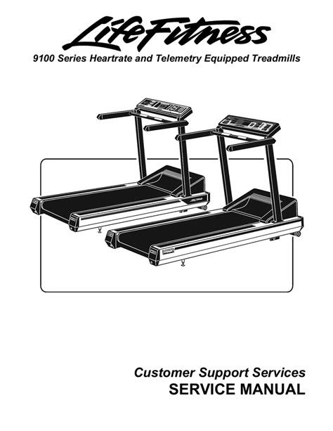 Life Fitness 9100hr Treadmill User Manual - everlife