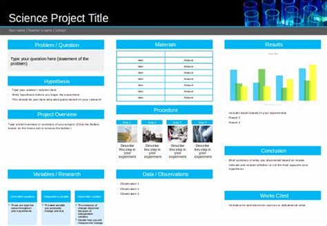 30 Research Project Poster Template | Example Document Template