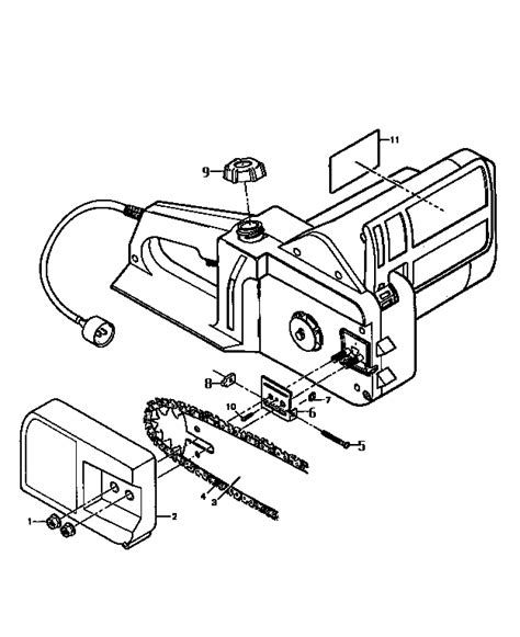 McCulloch Electric Chainsaw Parts Diagram