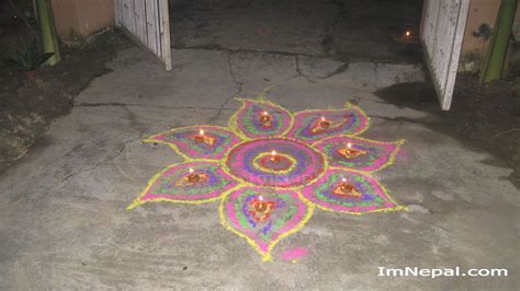 Tihar Ko Rangoli Photos