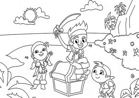 Jake And The Neverland Pirates Coloring Pages - Coloring Pages