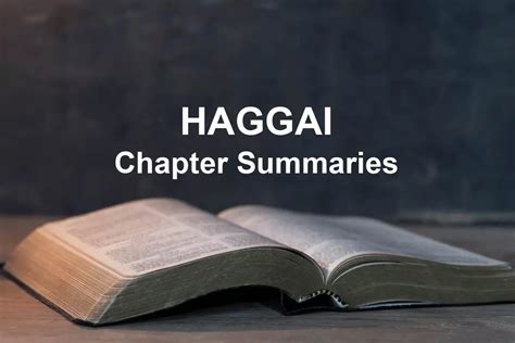 Haggai Chapter Summaries (1-2)