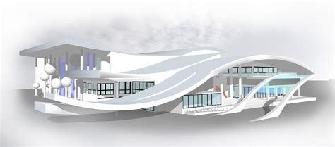 💎【Sketchup Architecture 3D Projects】Curve Polygon Gallery ,Art Museum