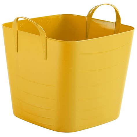 Life Story Tub Basket 10.5 Gallon Plastic Storage Tote Bin with Handles ...