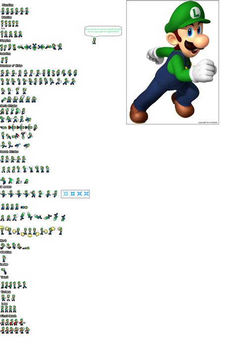 Luigi Sprite Sheet by nicogamer337 on DeviantArt