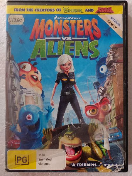 Monsters vs Aliens - DVD - used – Reptile Direct Australia