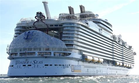 Royal Caribbean's Wonder of the Seas sets sail on maiden voyage ...