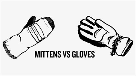 Mittens Vs Gloves, HD Png Download - kindpng