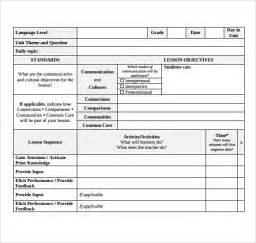 11+ Sample Blank Lesson Plans | Sample Templates