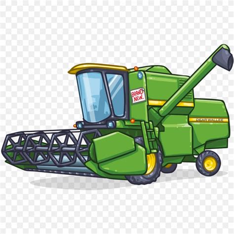 Combine Harvester John Deere Agriculture Drawing Clip Art, PNG ...