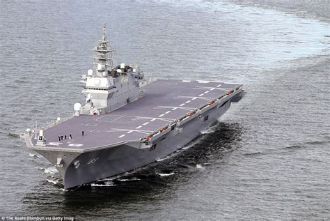 The sun rises again: Japanese navy gets new helicopter carrier that is ...