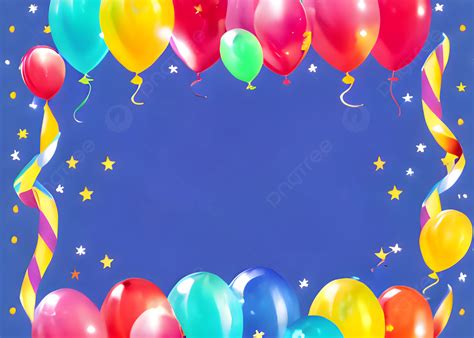 Background For Happy Birthday Banner Design With Lots Of Bubbles ...