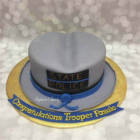 State Trooper Hat - Alyssas Cakery