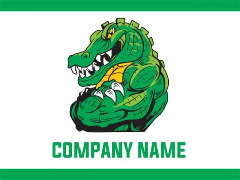 Gator Logo Design Vector