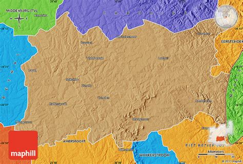 Political Map of ERMELO