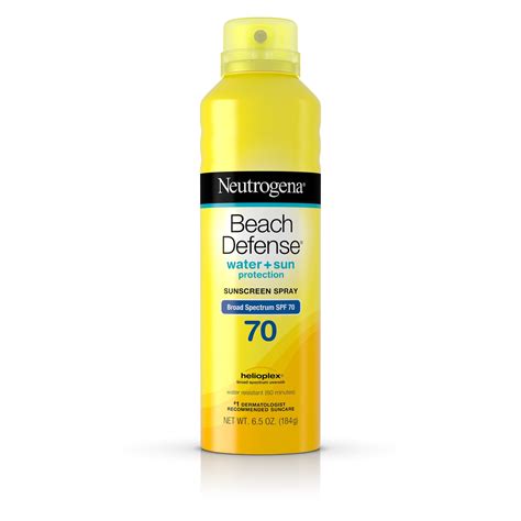 Neutrogena Beach Defense Sunscreen SPF 70 Spray, 6.5 oz | FSAstore.com