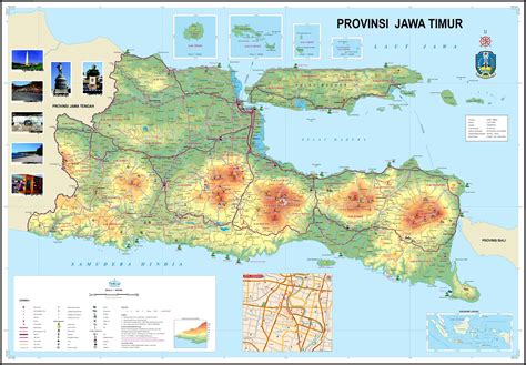 Peta Kota: Peta Provinsi Jawa Timur