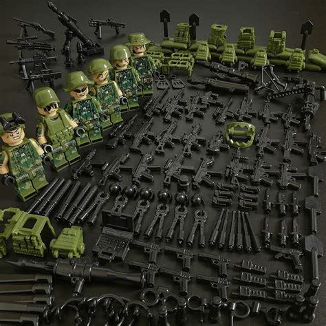 WW2 Camouflage Cloth Lego Compatible World War 2 Army Minifigures