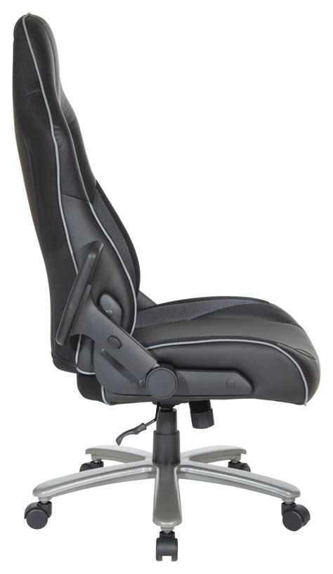 Black Big and Tall Gaming Chair | OSP Gaming Chairs by Office Star Products