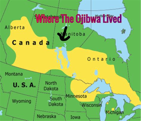 Map - Ojibwa