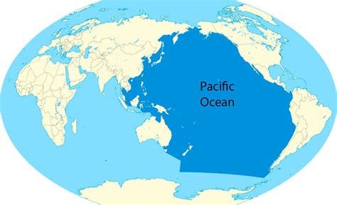 Pacific Ocean On World Map - Robin Christin