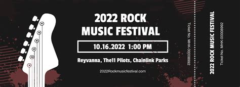 Rock Festival Ticket Template - Edit Online & Download Example ...