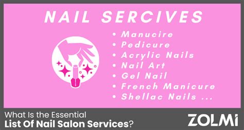 How To Build List Of Nail Salon Services in 2025 | zolmi.com