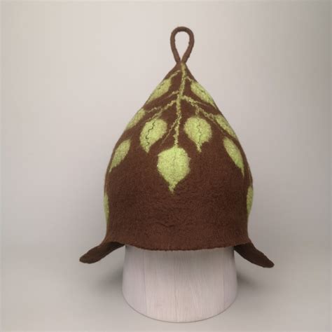 Sauna Cap Handmade Felt Sauna Hat Sauna Accessory Woolen - Etsy