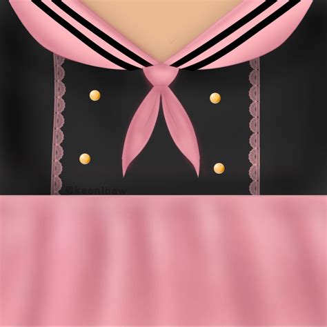 Free Roblox T-Shirt pink & black cute school girl! en 2022 | Camisetas ...