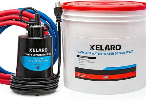 Kelaro Tankless Water Heater Flushing Kit - Just add Vinegar - Walmart ...