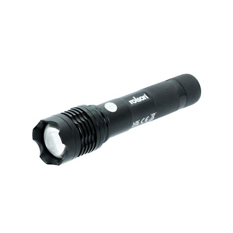 Compact 10W Rechargeable Torch ( 61477 ) - 800 Lumen - Rolson Tools