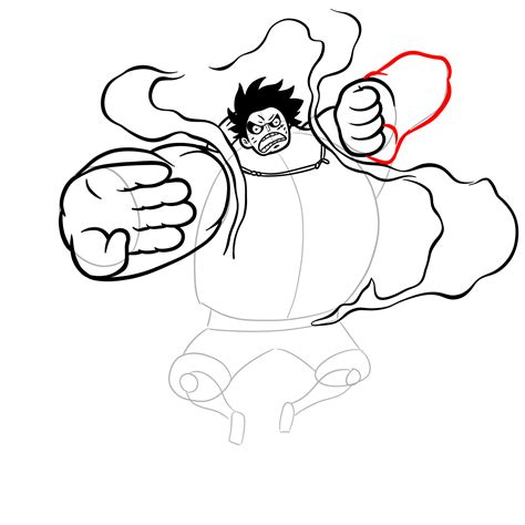 Learn How to Draw Luffy in Gear 4 Bounceman Form