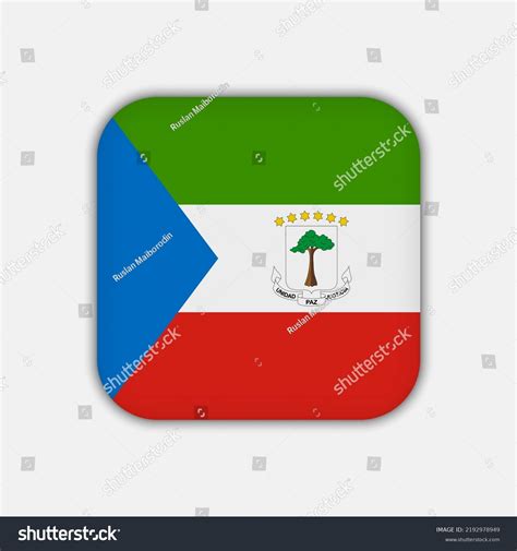 Equatorial Guinea flag, official colors. Vector - Royalty Free Stock ...