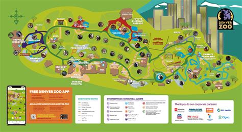 Map - Denver Zoo