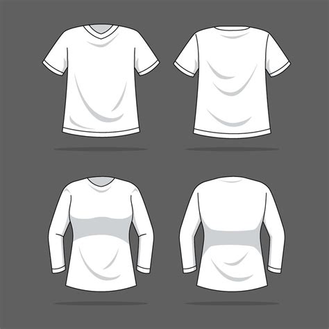 White T Shirt Outline Template 21949988 Vector Art at Vecteezy