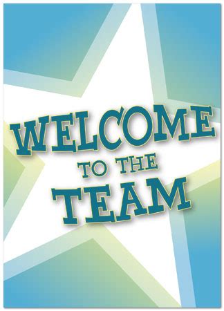 Welcome to the Team Card | Employee Welcome Cards | Posty Cards