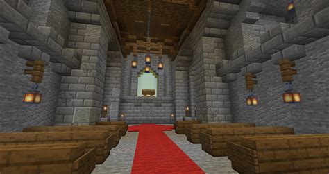 A little church interior i did : r/Minecraftbuilds